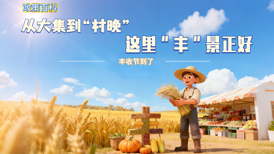 政策百科 | 豐收節(jié)到了！從大集到“村晚”，這里“豐”景正好