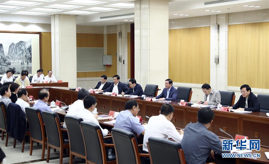 9月21日，中宣部在北京召開中央媒體駐外機構(gòu)外宣工作座談會。中共中央政治局委員、中央書記處書記、中宣部部長劉奇葆出席座談會并講話。新華社記者 謝環(huán)馳 攝 