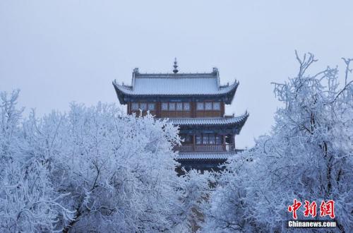 資料圖：小寒時節(jié)，甘肅嘉峪關(guān)市迎來了一場大雪。師永紅 攝