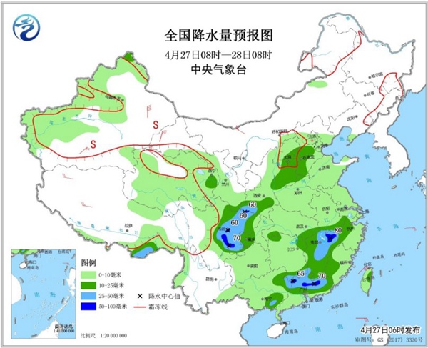 周末雨不休！南北方同迎大范圍降水