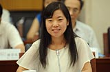 共產(chǎn)黨員微信、易信受眾代表喬薇發(fā)言