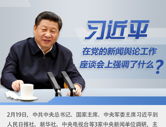 習(xí)近平在黨的新聞?shì)浾摴ぷ髯剷?huì)上強(qiáng)調(diào)了什么？