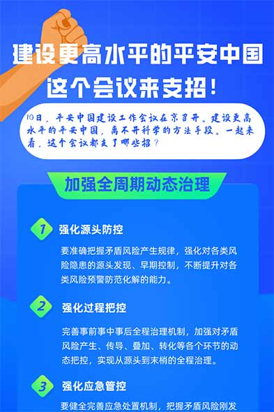 建設(shè)更高水平的平安中國 這個(gè)會議來支招！