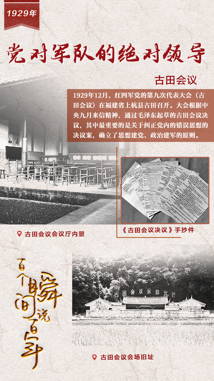1929，黨對(duì)軍隊(duì)的絕對(duì)領(lǐng)導(dǎo)