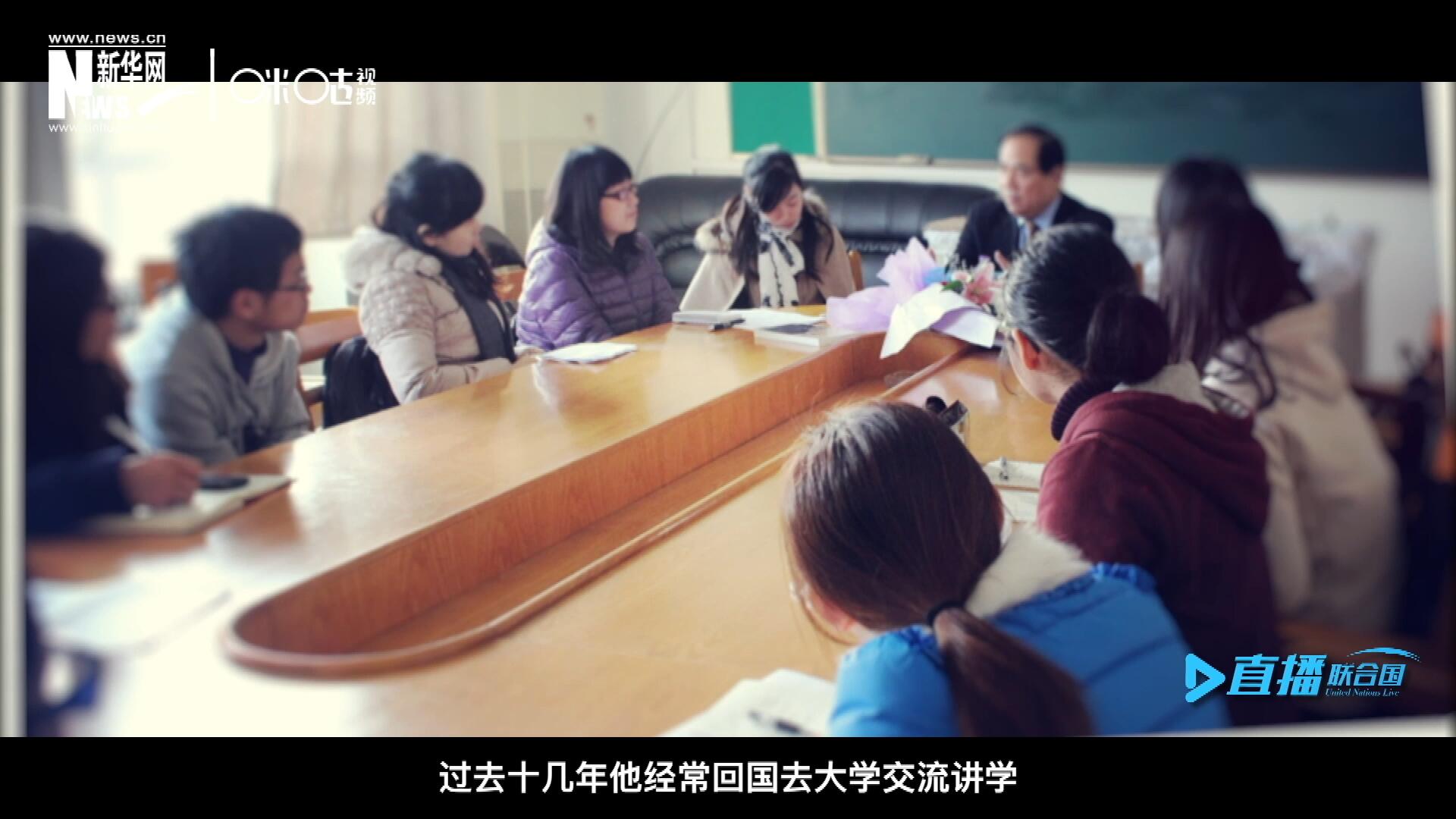 過去十幾年陳峰經(jīng)?；貒ゴ髮W(xué)交流講學(xué)，給年輕人分享他學(xué)習(xí)、工作和生活的故事。