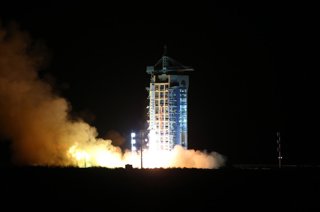 4月6日，實踐十號衛(wèi)星發(fā)射升空。