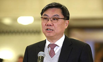 陳虹在“代表通道”接受采訪(fǎng)