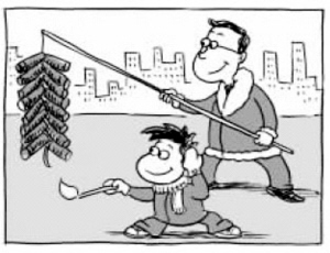 春節(jié)若遇霧霾，煙花怎么放？