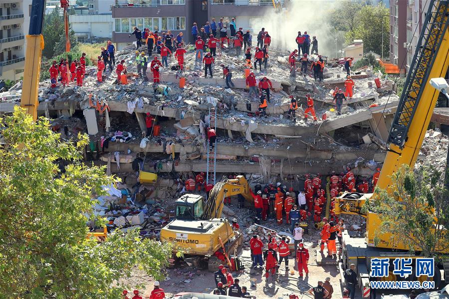 （國(guó)際）（10）愛琴海地震致土耳其、希臘至少27人死亡