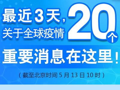 【圖解】最近3天，關(guān)于全球疫情20個(gè)重要消息在這里！