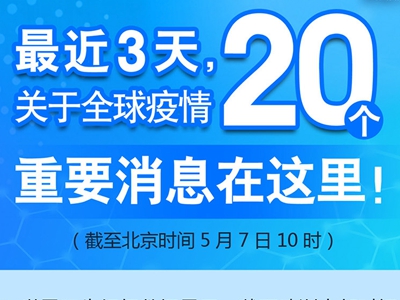 【圖解】最近3天，關(guān)于全球疫情20個(gè)重要消息在這里！